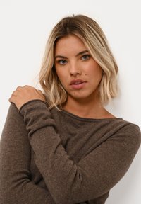 Just Cashmere GRACE - Svetr - taupe chiné