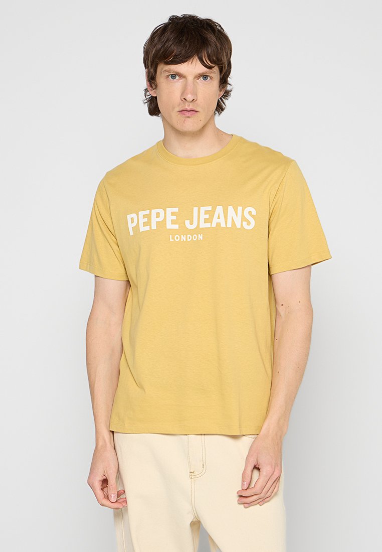Pepe Jeans T-shirt print geel