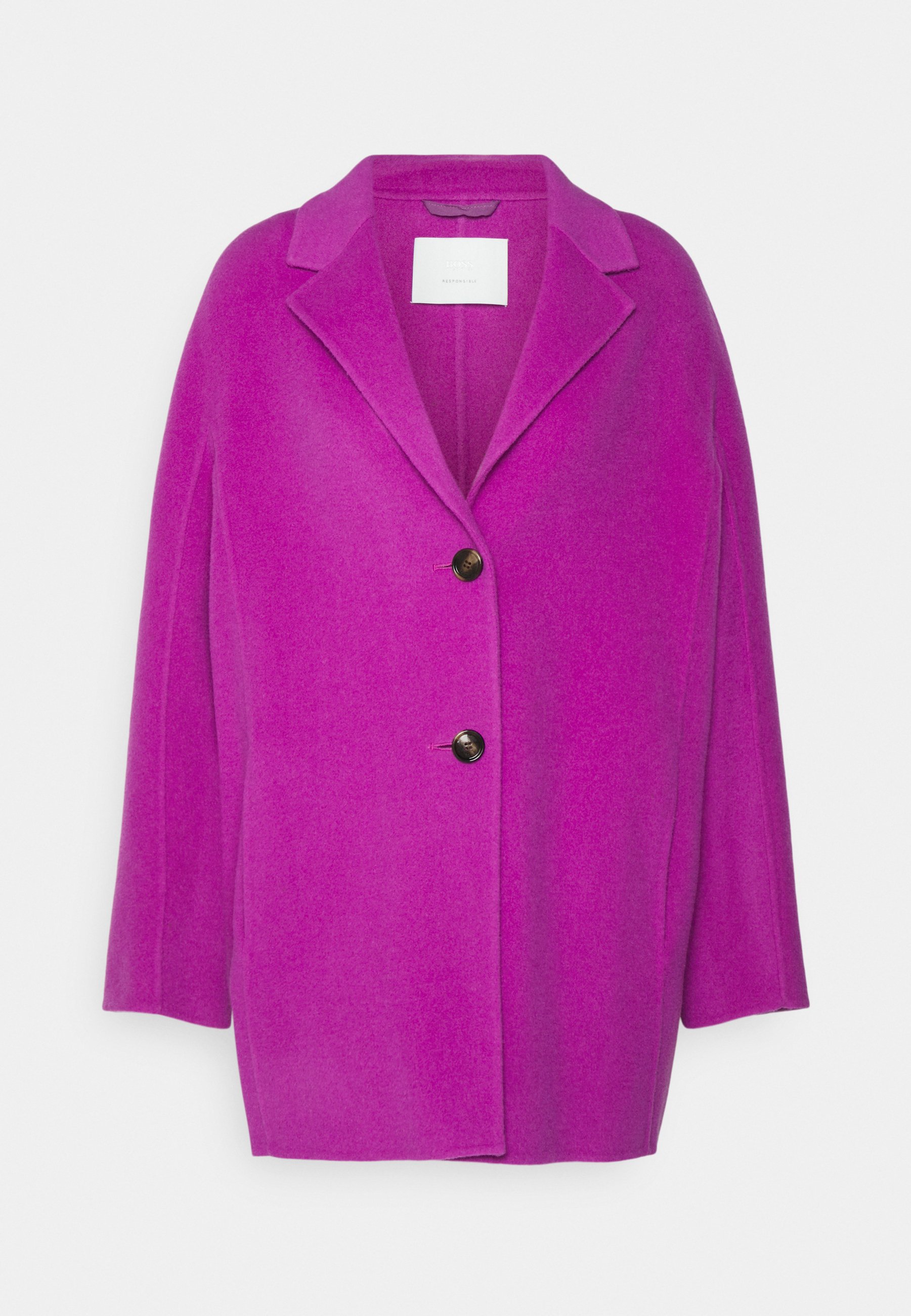 bright purple coat
