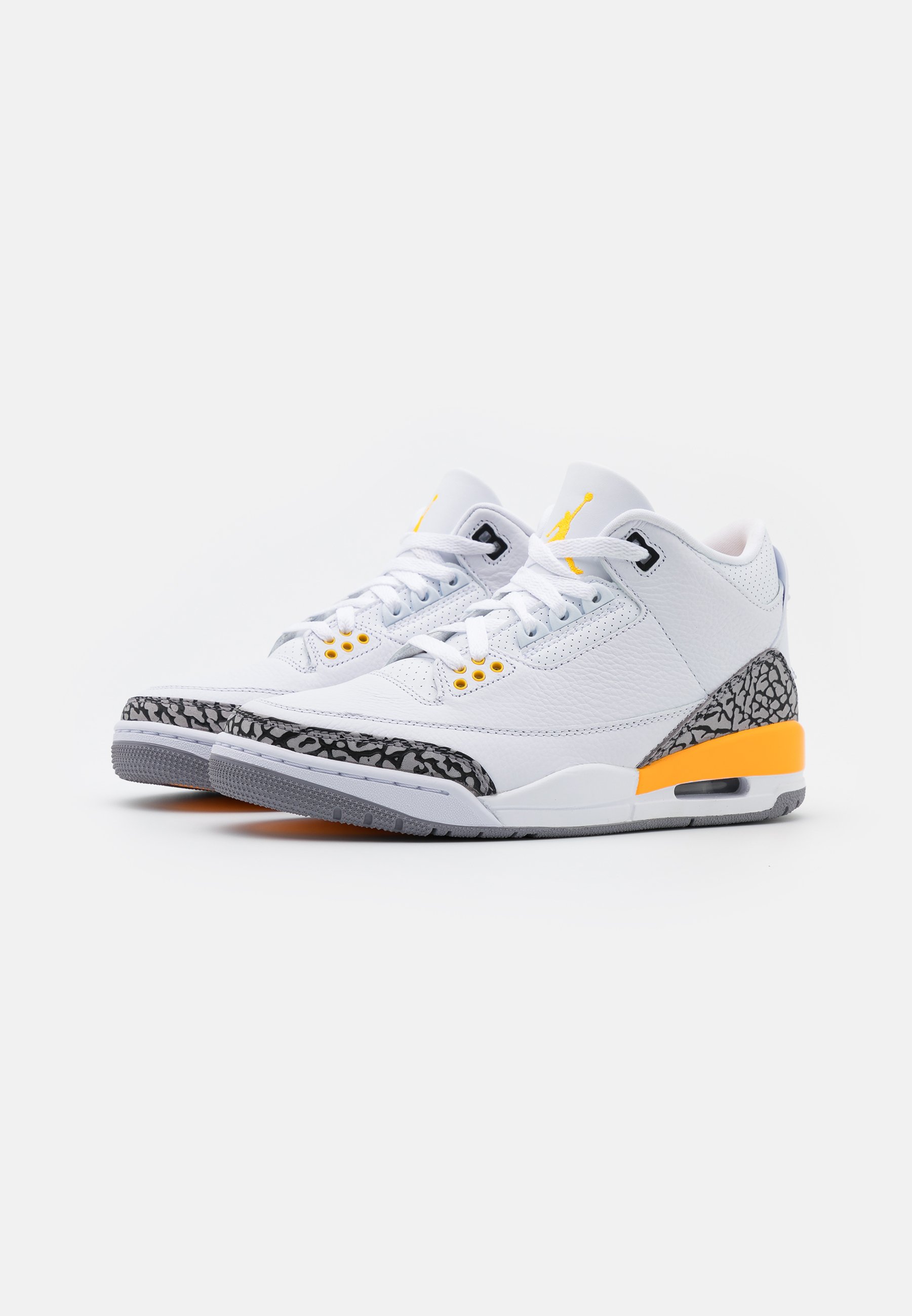 Jordan AIR 3 RETRO - Baskets montantes - white/black/laser orange ... Jordan AIR 3 RETRO - Baskets montantes - white/black/laser orange ...