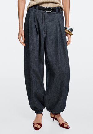 Massimo Dutti, BALLOON FIT DENIM - Baggy Jeans - dark blue