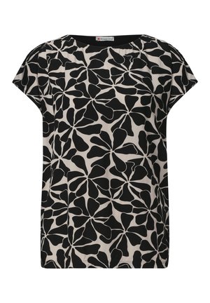 Street One, MAT-MIX SHIRT - T-shirt con stampa - black
