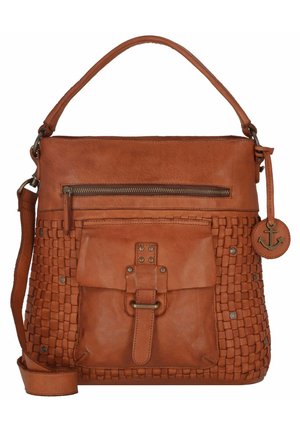 SOFT WEAVING IRIS CM - Borsa a mano - charming cognac