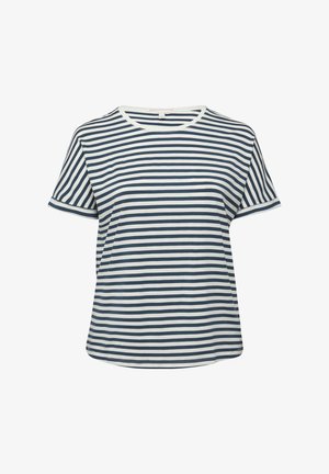 QS, T-Shirt print - tiefblau