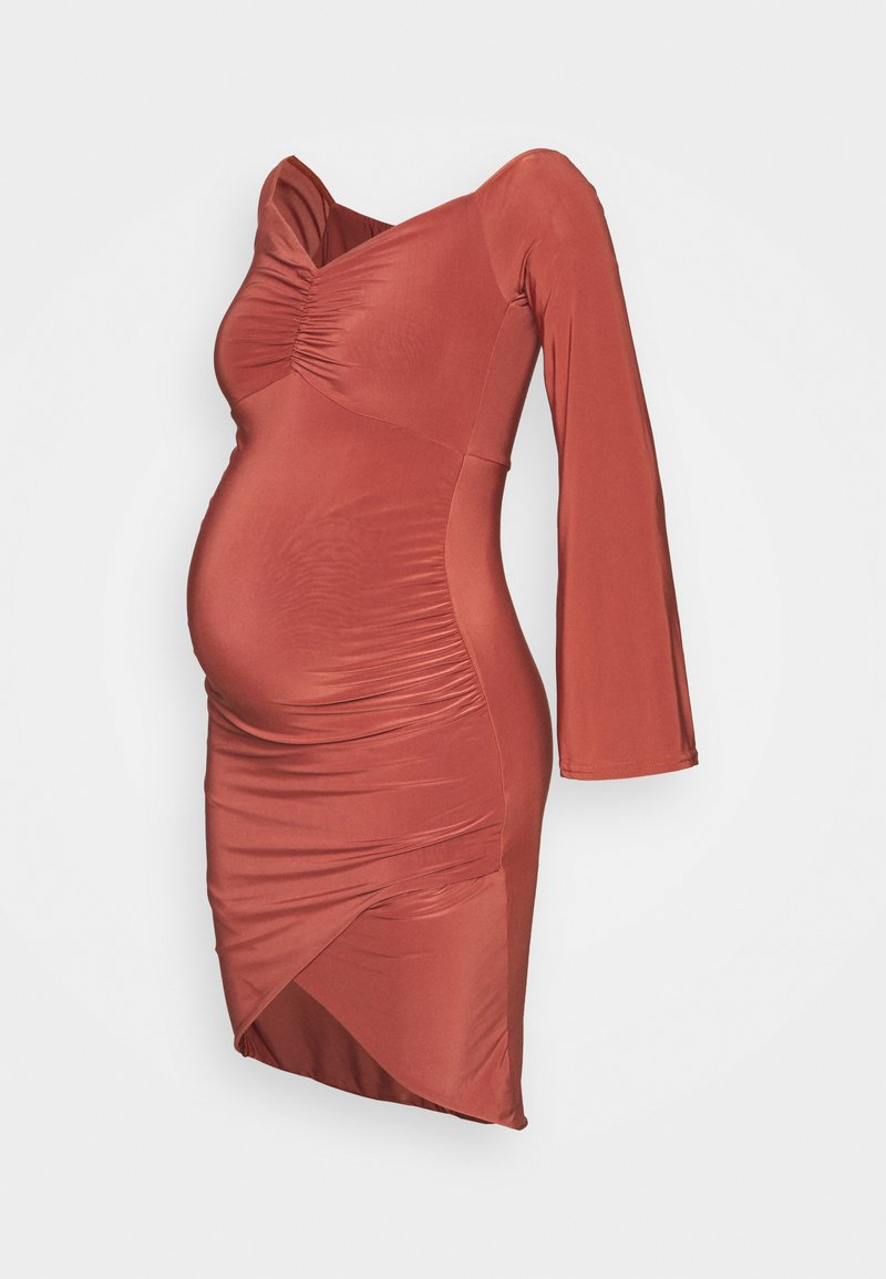 Missguided Maternity Cocktailjurk donkerrood