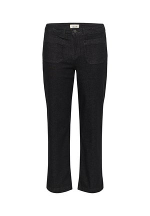 Cream, CRNOEMI 7/8 COCO FIT - Jean droit - halifax black washed denim