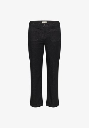 Cream, CRNOEMI 7/8 COCO FIT - Jean droit - halifax black washed denim