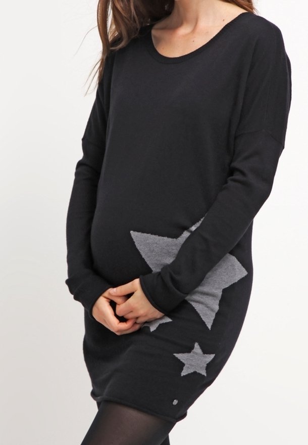 Esprit Maternity Robe pull black/noir (Seconde main) ZALANDO