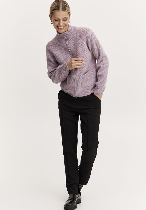 BYMARTINE - Cardigan - orchid haze melange2