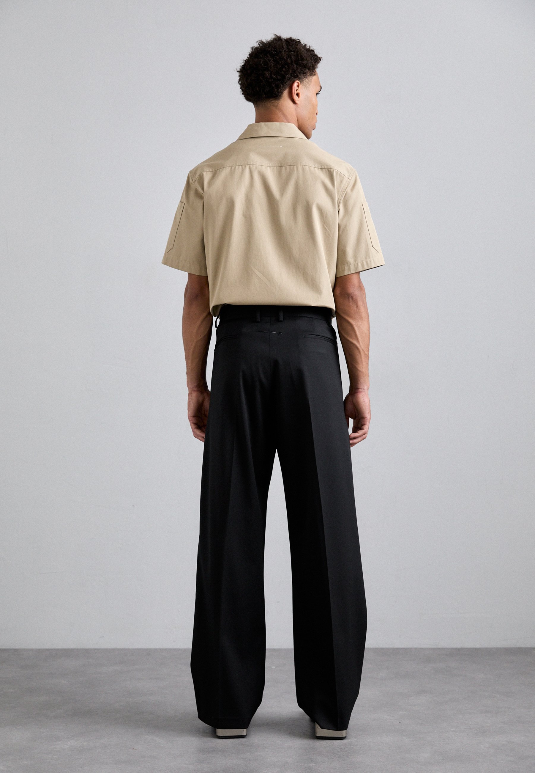 MM6 Maison Margiela PANTS - Trousers - black - Zalando.co.uk