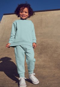Next PLAIN AND JOGGERS SET - Tuta - mineral blue