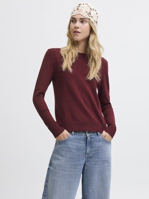JJXX JXCARA CREW NECK - Džemper - cabernet