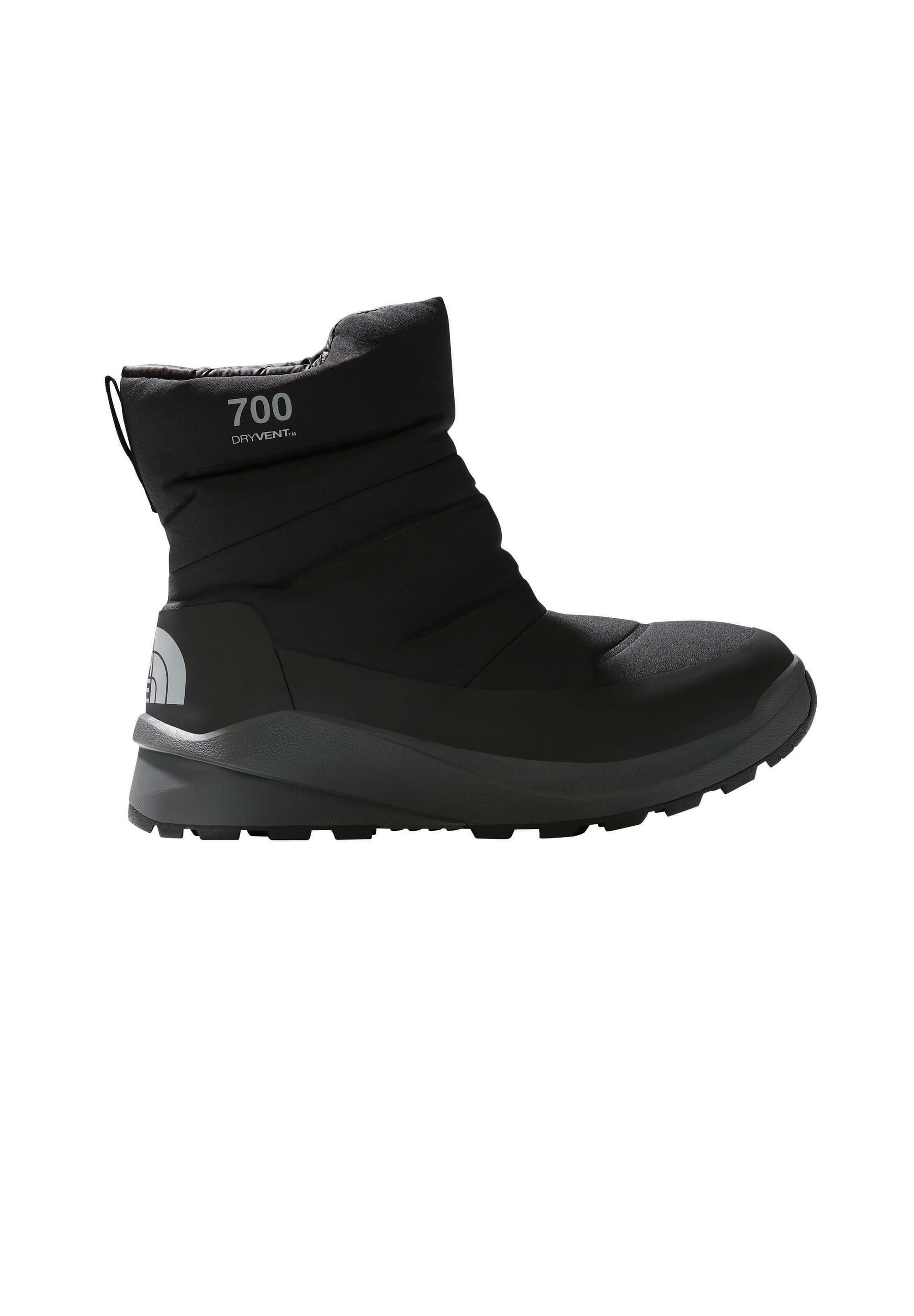 The North Face NUPTSE II - Botas para nieve - BLACK/ASPHALT GREY/negro jaspeado - Zalando.es