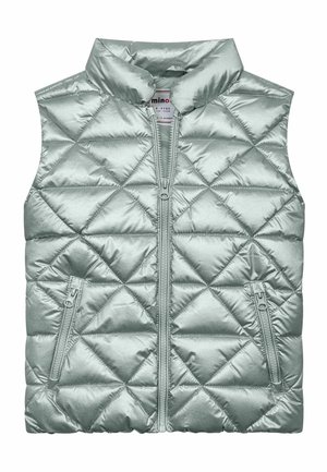 QUILTED FUNNEL NECK - Vesta - green