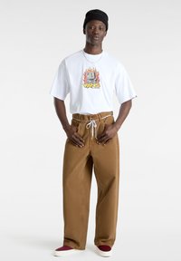 Vans CHECK-5 BAGGY DENIM - Vaqueros rectos - sepia