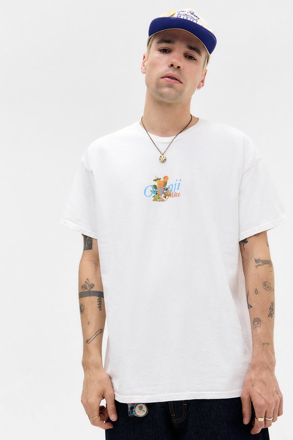 ORENJI JUSU TEE - Print T-shirt - ecru3