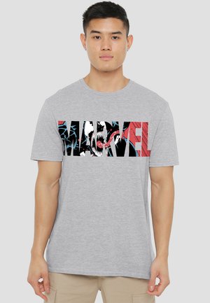 VENOM WINDOW - Print T-shirt - grey heather