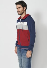 Koroshi Zip-up sweatshirt - navy