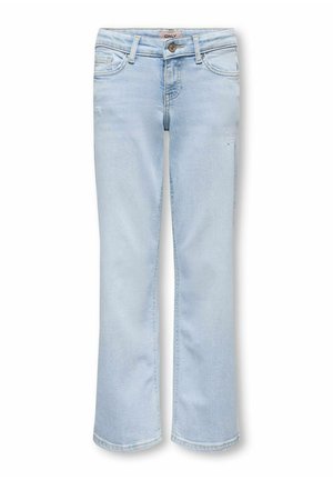 ONLY GIRLS JEANS MIT WEITEM BEIN KOG JULLES NIEDRIGE TAILLE GERADE GESCHNITTEN JEANS - Jean boyfriend - light blue bleached denim