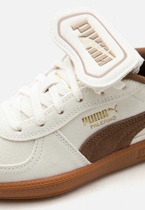 PUMA PALERMO PREMIUM JR UNISEX - Trainers - frosted ivory/haute coffee/gold-coloured — foto 6