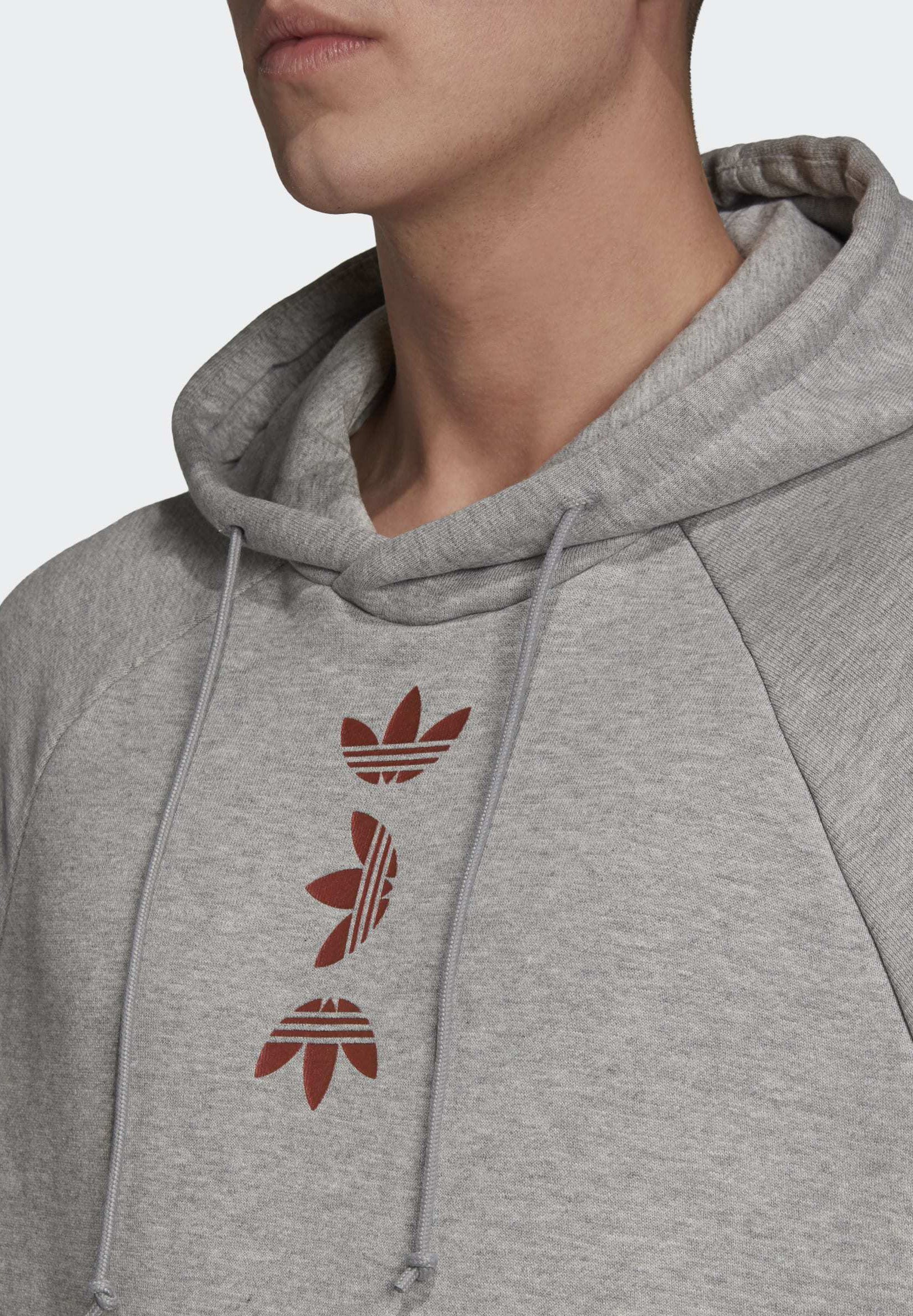 adidas Originals BIG TREFOIL HOODIE Hoodie grey Zalando.nl adidas Originals BIG TREFOIL HOODIE Hoodie grey Zalando.nl