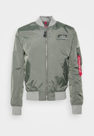 Chaquetas bomber - vintage green/silver