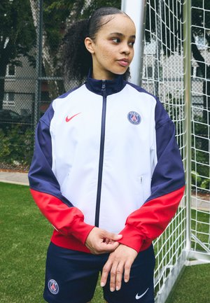 PARIS ST GERMAIN STRIKE ANTHEM JACKET - Club wear - white/midnight navy/university red
