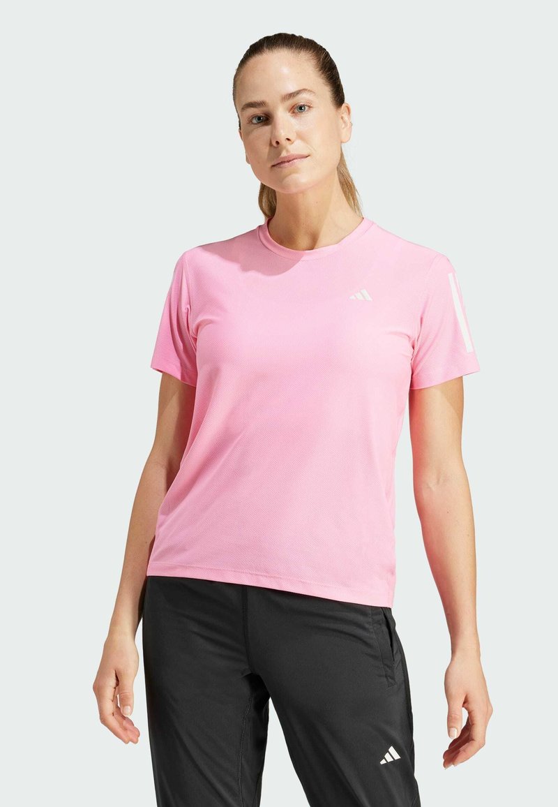 adidas Performance - T-shirt med print - bliss pink, Förstora