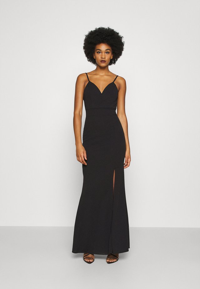 ANNALISE HIGH SPLIT MAXI DRESS - Suknia balowa - black