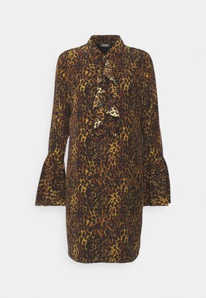 LIU JO ABITO NATURAL WILD SKIN - Tričkové šaty - dark brown