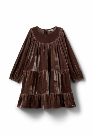 SELINE - Day dress - soft brown