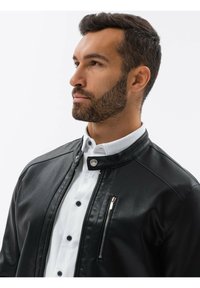 Ombre OM JAFL - Kunstlederjacke - black