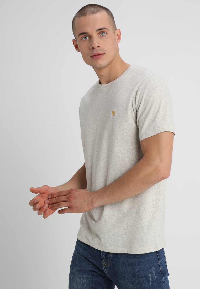 Abercrombie & Fitch 3 PACK T shirts bluewhitegrey Abercrombie & Fitch 3 PACK - T-shirts - blue/white/grey