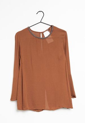 Next, Blouse - brown