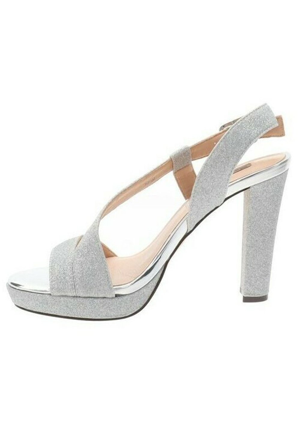 Queen Helena GLITZERNDE - Sandali con tacco - silber/argentato - Zalando.it