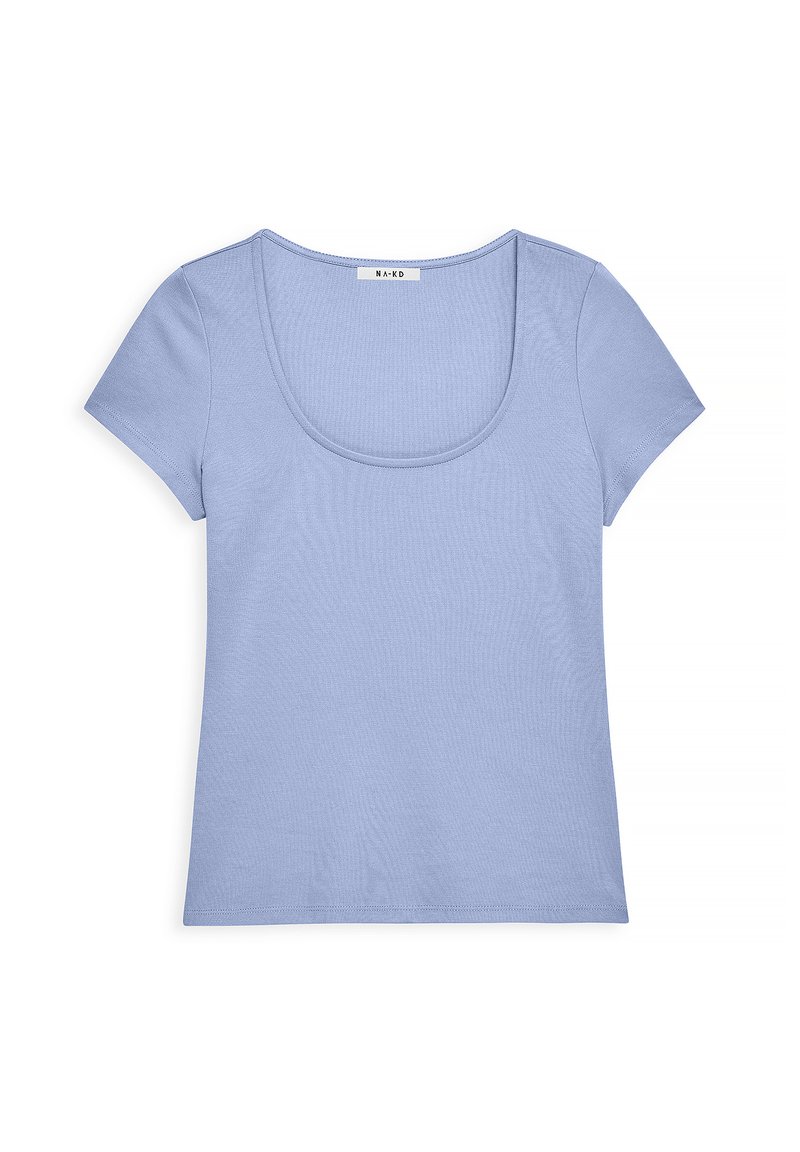 NA-KD Basic T-shirt blue