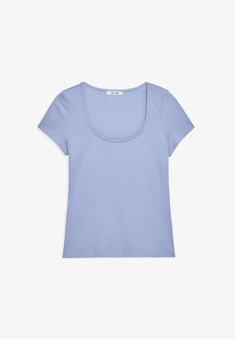 NA-KD Basic T-shirt blue