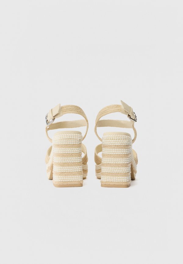 ANIRA - Platform sandals - ivory3