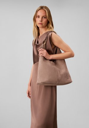 Calvin Klein, SLOUCHY - Дамска чанта - beige