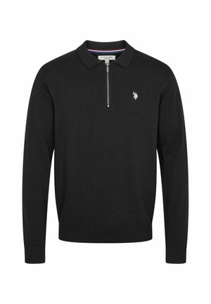 U.S. Polo Assn., UMSANKA KNIT POLO - Блуза с дълги ръкави - tap shoe