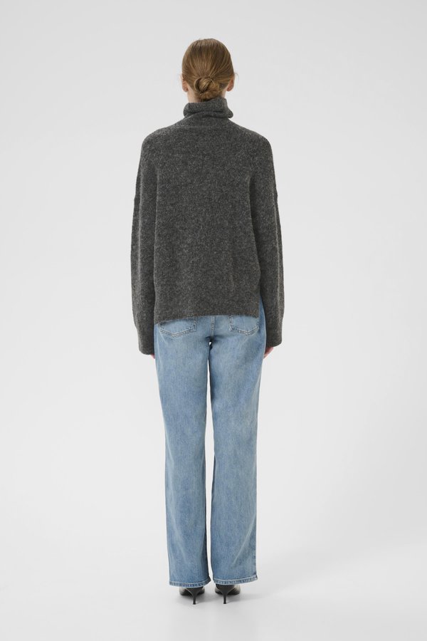 ALPHA  - Jumper - charcoal melange4