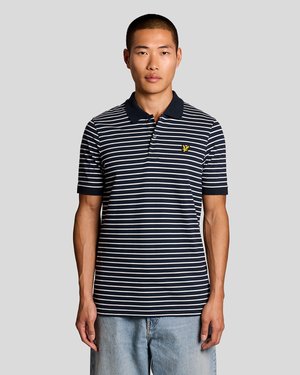 Lyle & Scott BRETON  - Pólóing - dark navy/white