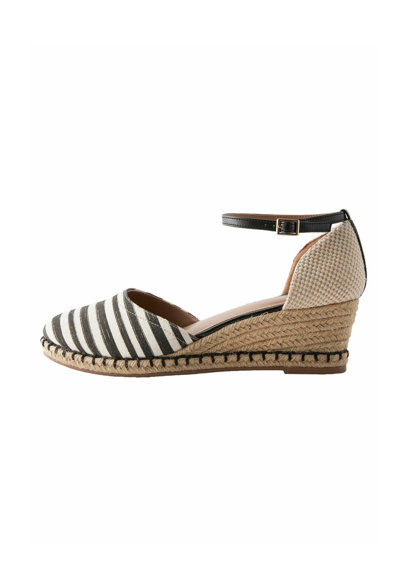 Next FOREVER COMFORTCLOSED TOE REGULAR FIT - Täistallaga kingad - black white stripe