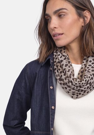 Street One, LOOP-SCHAL MIT GRAFISCHEM MUSTER - Écharpe - black