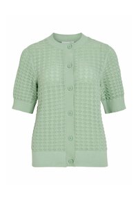 VIVUA KURZARM - Cardigan - silt green