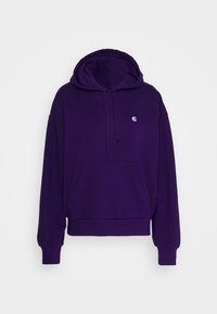 HOODED CASEY - Sweatshirt - tyrian/silver