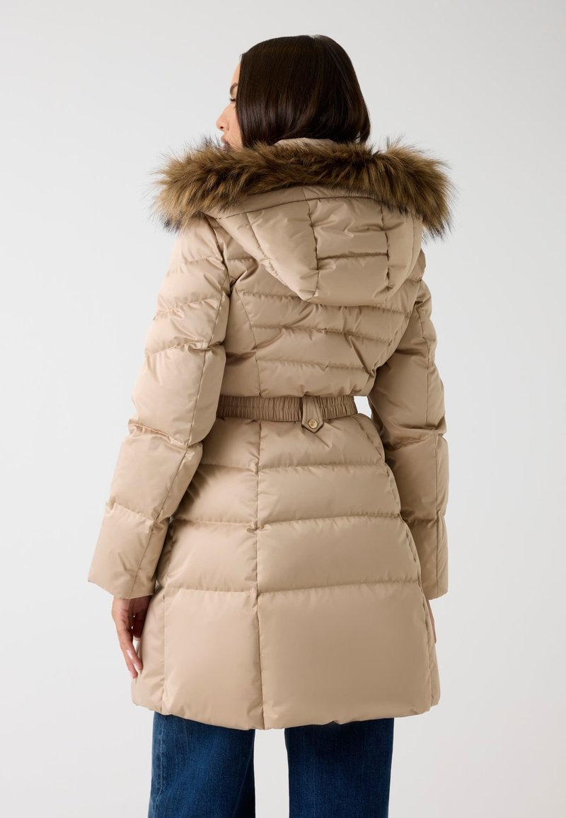 Manteau Enveloppant GUESS Avec Ceinture Asymétrique - Laine Noire - Taille XXS Neuf Avec étiquettes