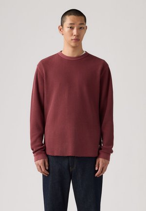 THERMAL TEE - T-shirt à manches longues - oxblood red