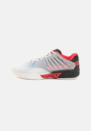 K-SWISS HYPERCOURT EXPRESS 2 HB - Chaussures de tennis pour terre-battueerre battue - white/limo red