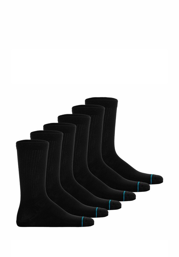 UNISEX 6ER PACK - ICON LOGO BASIC CREW ICON - Socks - schwarz
